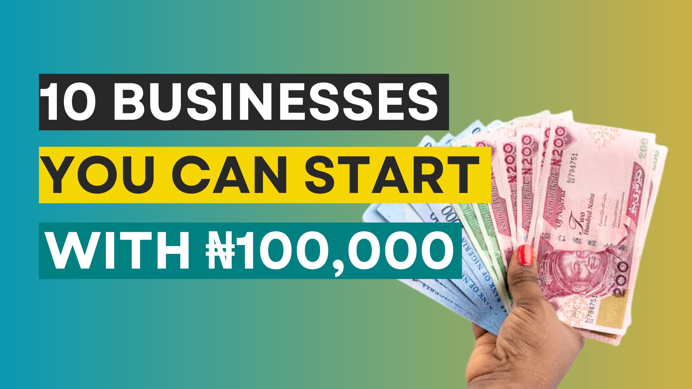 what business can i start with 100k​